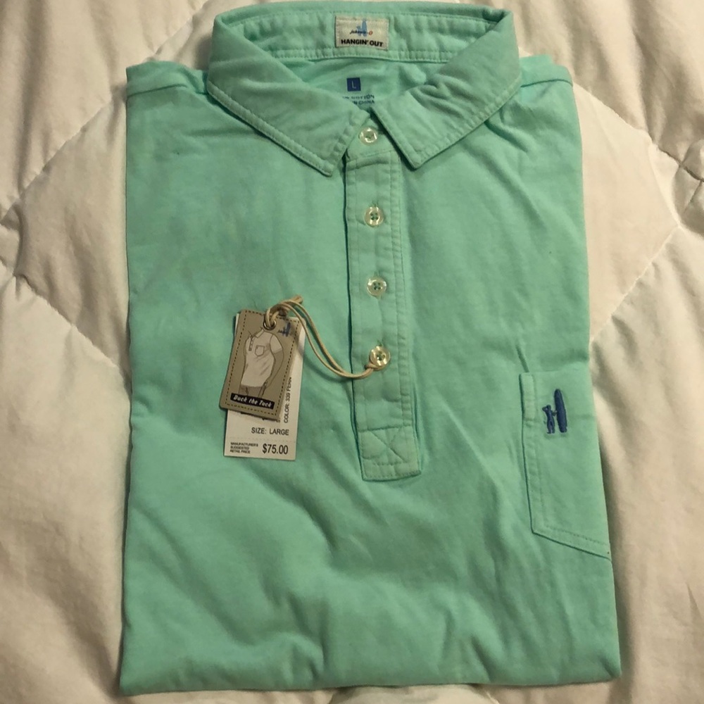 Johnnie-O “hangin out” polo shirt - large